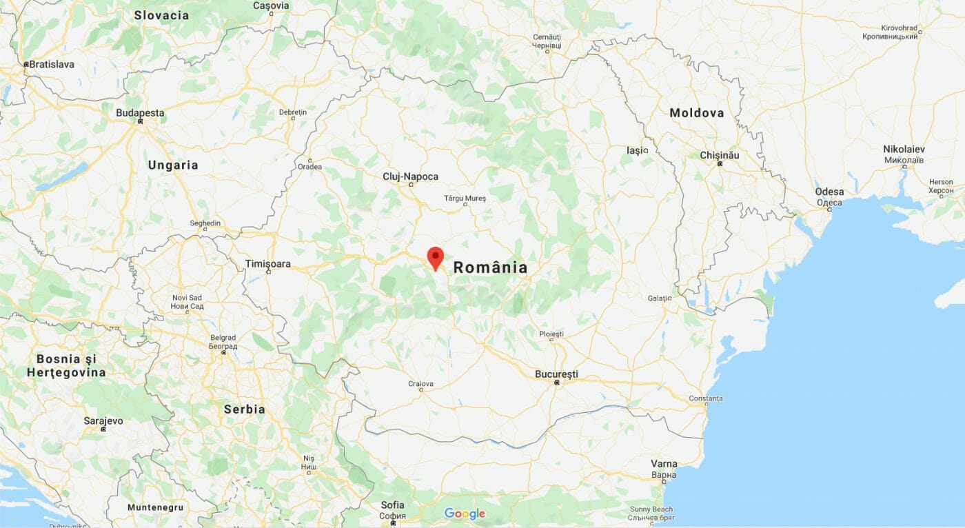 Localizare Romania Google Maps