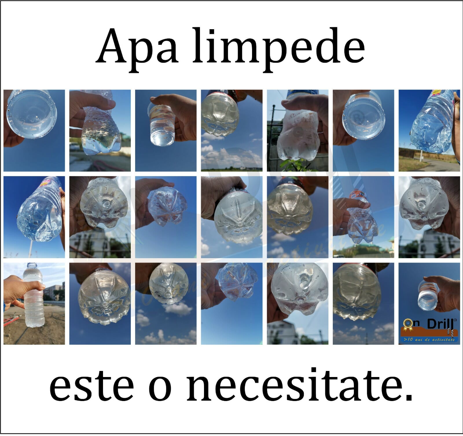 Apa limpede cristal din foraje